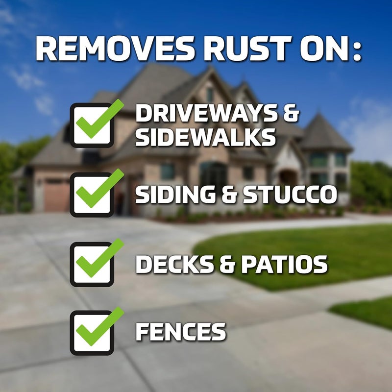Velocity Exterior Rust Stain Remover | Rust Stain Remover for Vinyl Siding, Decks and More | 1 Gallon - Image 1